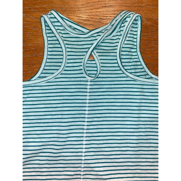 Girls Striped Racerback Tank Top - Size Medium/7/8 - Picture 5 of 5